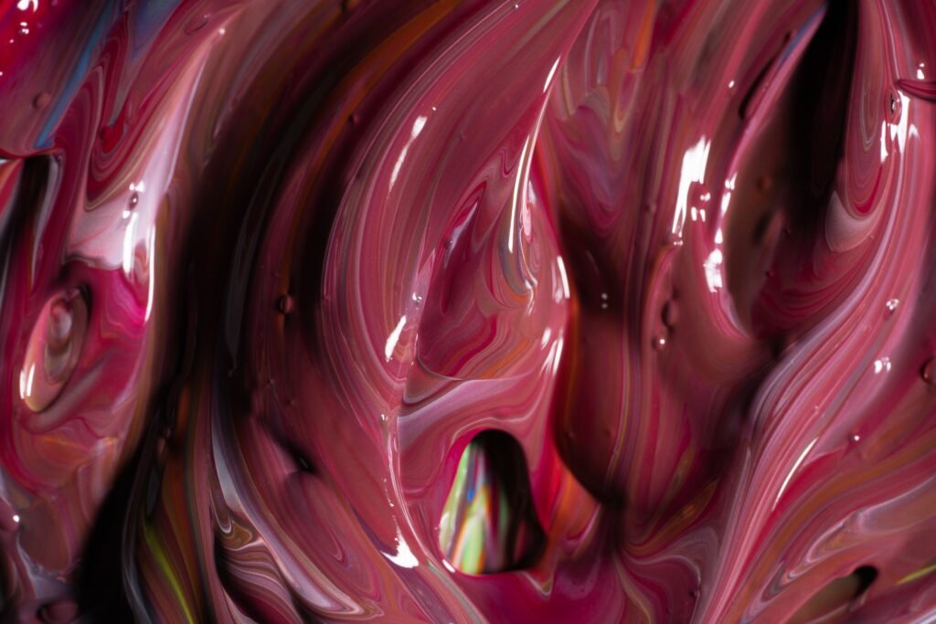 Mix of dark red pigment